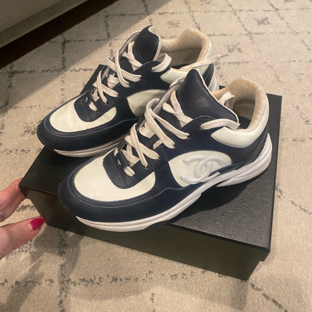 Chanel sneakers navy and blue | authentic | size 38 - Picture 4 of 6